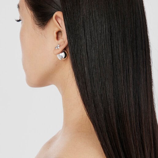 Pack de aros de plata motivos TOUS Balloon