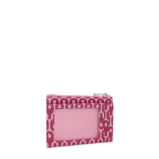 Fuchsia-colored Change purse-cardholder TOUS MANIFESTO Essence