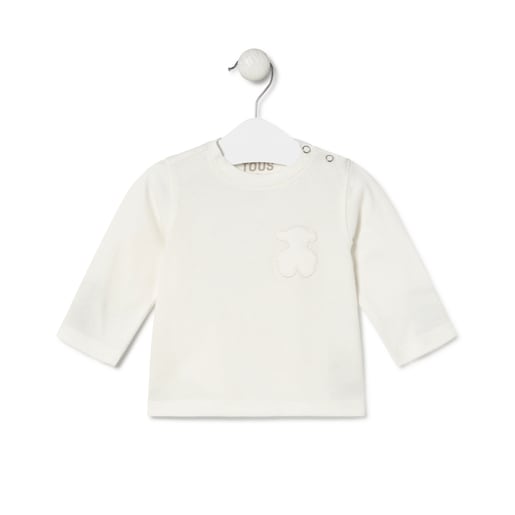 T-shirt in Casual ecru