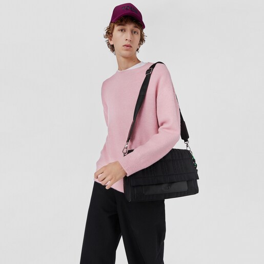 תיק צד TOUS Empire Padded גדול בצבע שחור