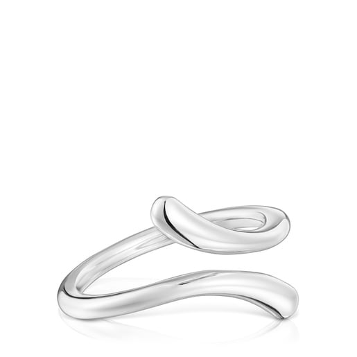 Anillo abierto de plata TOUS Motivos