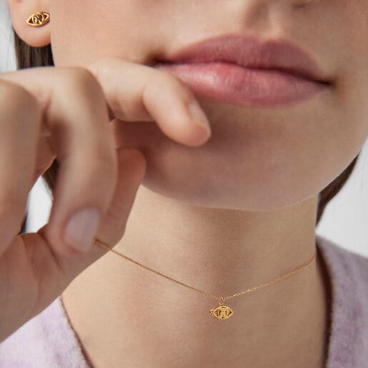 Collar TOUS Good Vibes ojo de oro