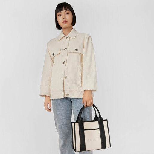 Shopping mediano Amaya beige TOUS La Rue