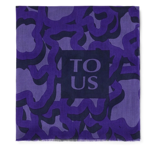 Foulard Kaos Mini Evolution en modal lilas