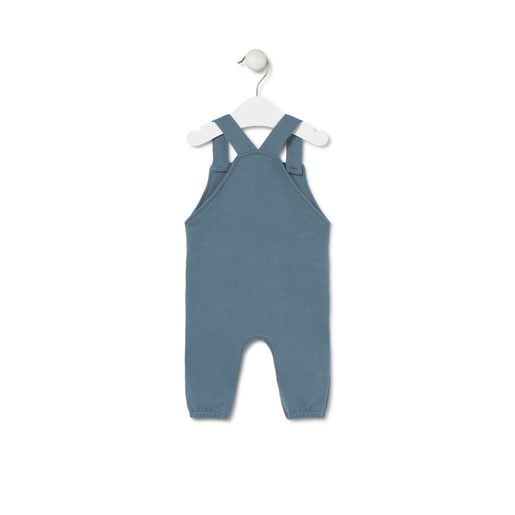 Baby romper in Soft navy blue