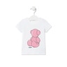Camiseta de playa de niña Chic rosa