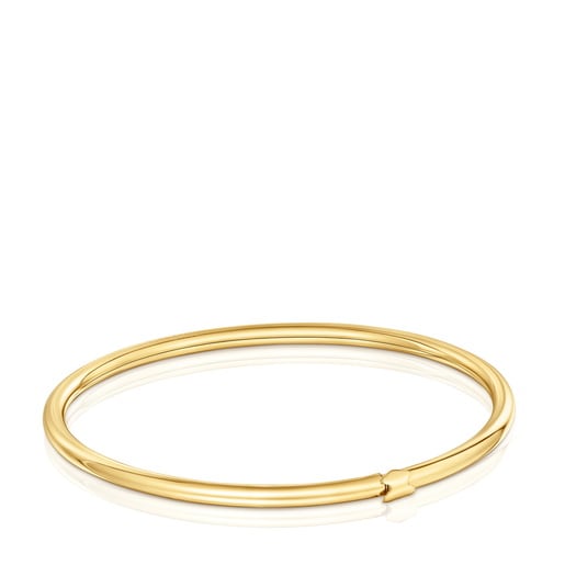 Pulsera esclava con baño de oro de 18 kt sobre plata Hold