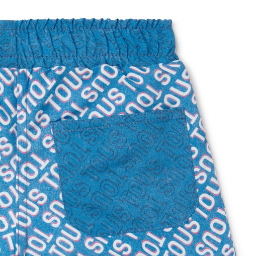 Boys swimmers in Logo blue
