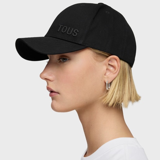 Black Cap TOUS Logo Metal