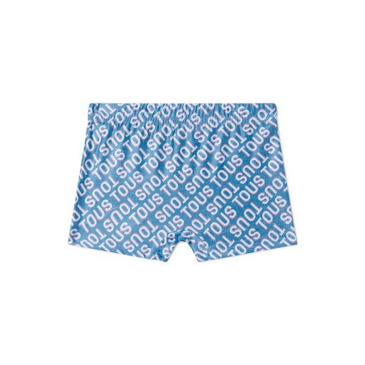 Boys swimmers in Logo blue