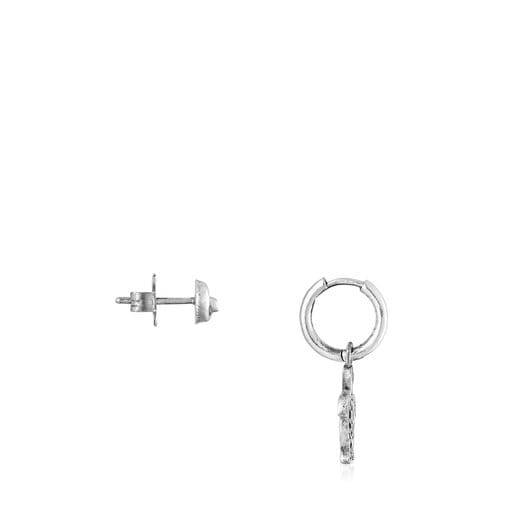 Aretes de plata motivos Save Ocean