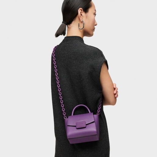 Purple Crossbody minibag TOUS Lucia