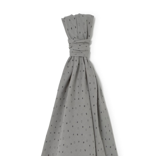 Muselina de bebé Muse gris