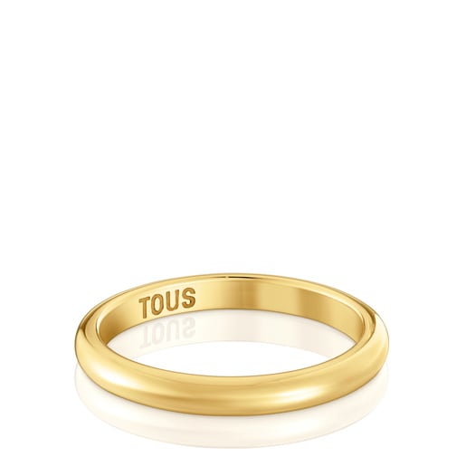 Anillo alianza de boda de oro media caña 2,7 mm TOUS Alianzas