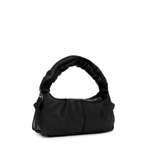 Sac TOUS Soft moyen en cuir noir