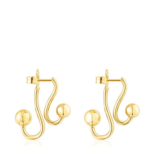 Silver vermeil Plump Earrings