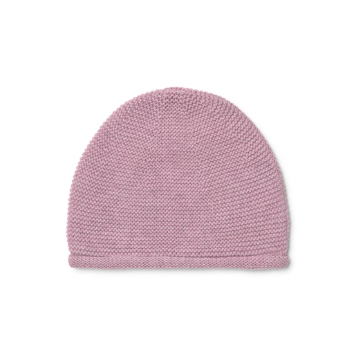 Gorro de bebé de recién nacido Tricot rosa