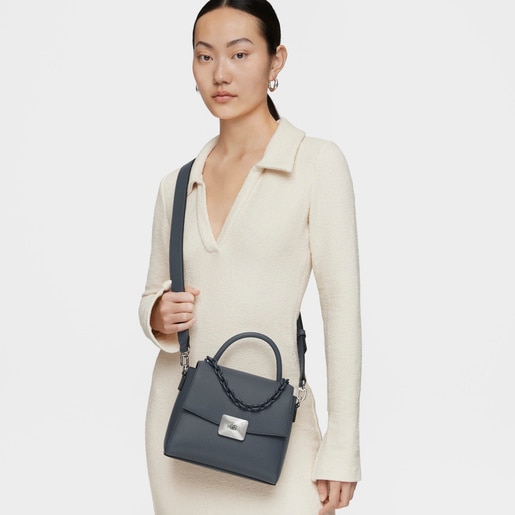 Small dark gray Crossbody bag TOUS Lucia