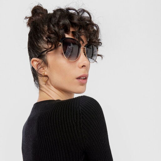 Black TOUS Metal Mesh Sunglasses