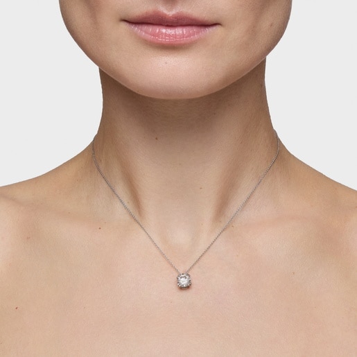Gargantilla de platino con diamante talla brillante creado en laboratorio 1,50 ct TOUS Essentials LGD