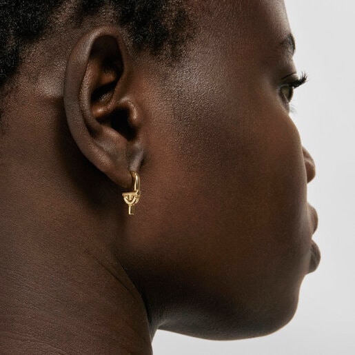 TOUS MANIFESTO Earrings with 18kt gold plating over silver