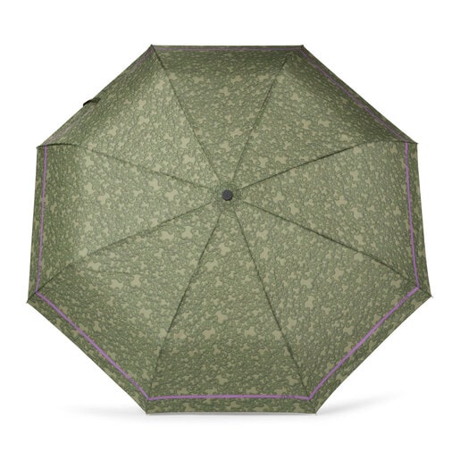 מטרייה מתקפלת Kaos Mini Evolution בצבע חאקי