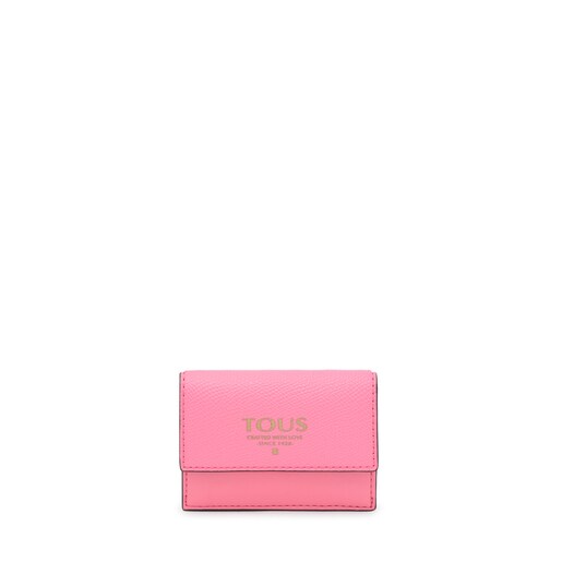 Small pink TOUS Funny flap Change purse