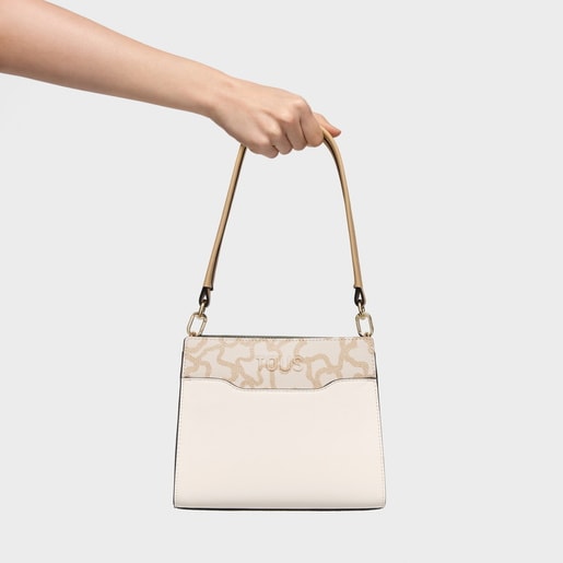 حقيبة تسوُّق صغيرة الحجم باللون العاجي من تشكيلة Kaos Icon