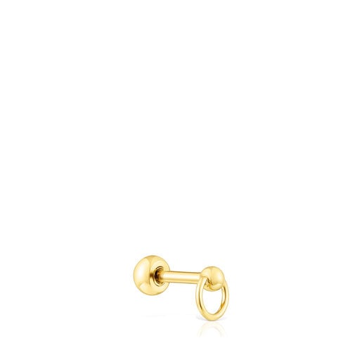 Gold-colored IP steel Plump Piercing