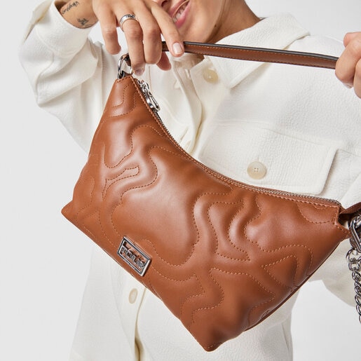 Bolso de hombro Kaos Dream marrón