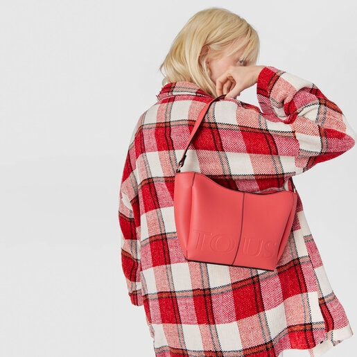 תיק צד TOUS Terra בצבע אלמוג