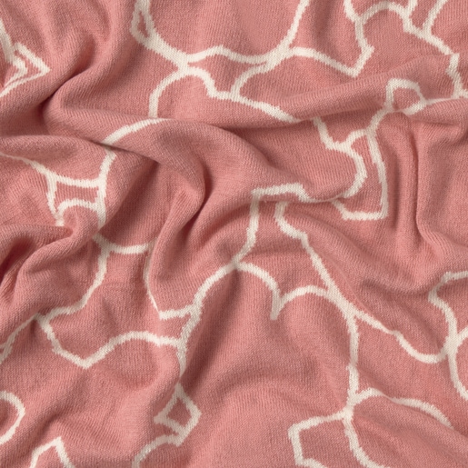 Manta de bebé reversible Nilo rosa
