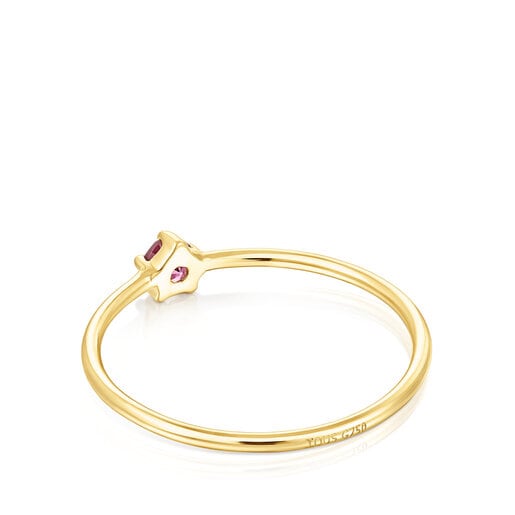 Anillo de oro con rodolita Cool Joy