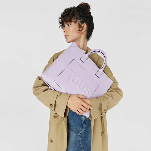 תיק נשיאה TOUS La Rue Amaya גדול בצבע סגלגל