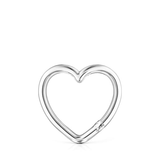 Großer Herz-Ring Hold aus Silber