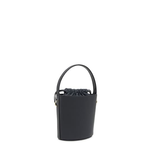 Sac bonbonnière noir petit TOUS Lucia