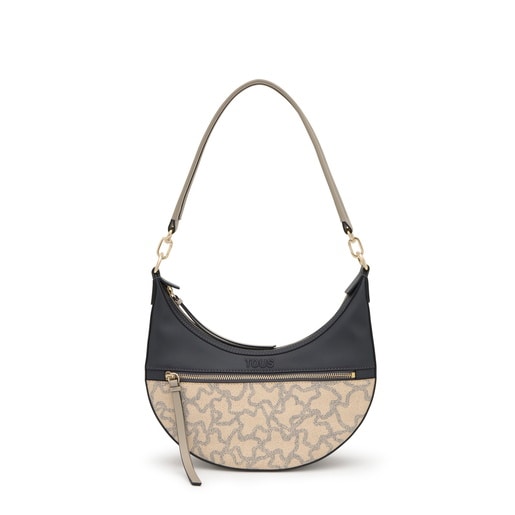 Taupe-colored Shoulder bag TOUS Kaos Icon