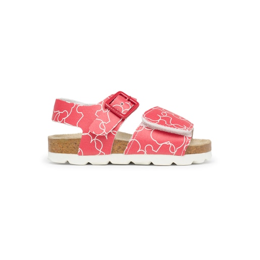 Sandalia Line Bear coral