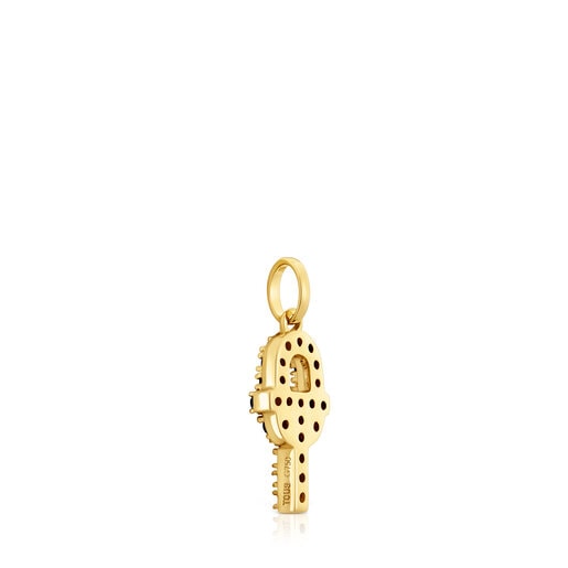 Small gold Pendant with spinels TOUS MANIFESTO
