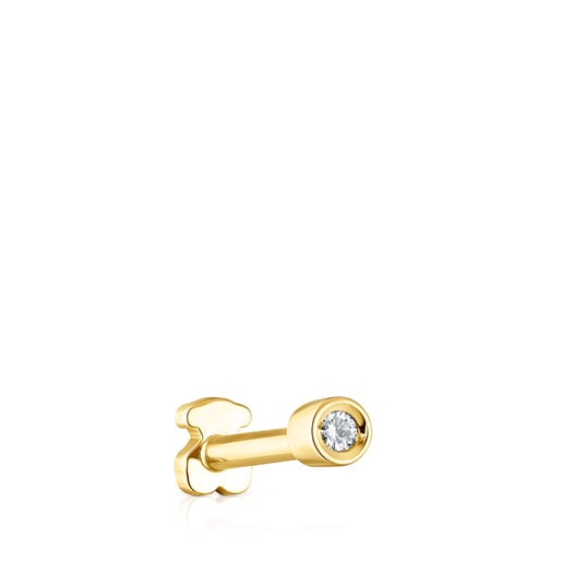 Piercing de oreja con diamante TOUS Piercing