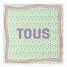 Foulard carré en polyester menthe TOUS MANIFESTO
