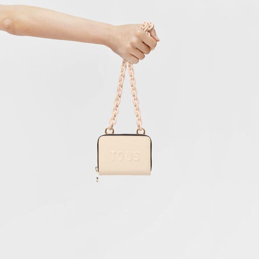 Beige TOUS La Rue New Hanging change purse | TOUS