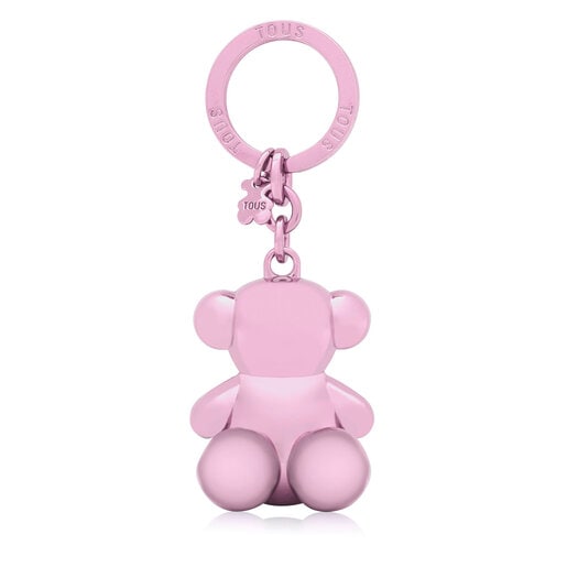 Kroužek na klíče s medvídkem v růžové barvě Bold Bear