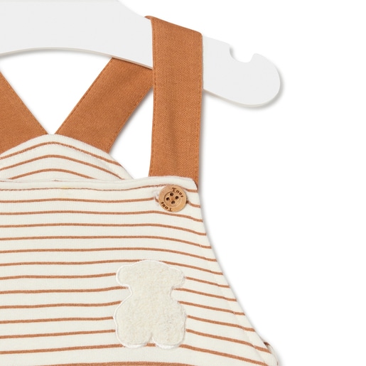 Baby romper in Classic orange