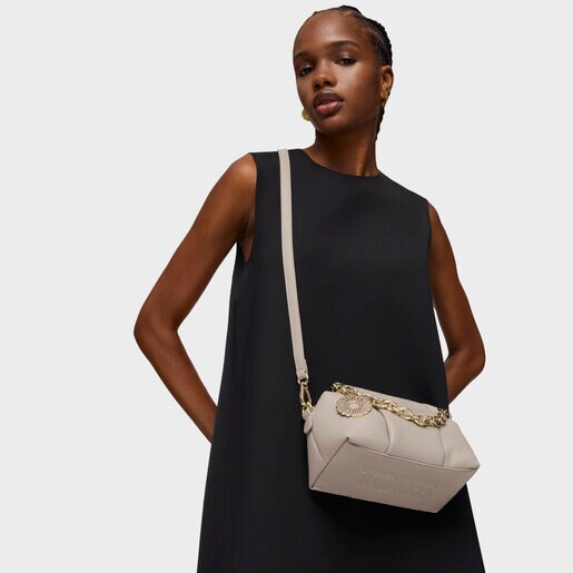 トープカラーのスモールクロスボディバッグ TOUS Jane