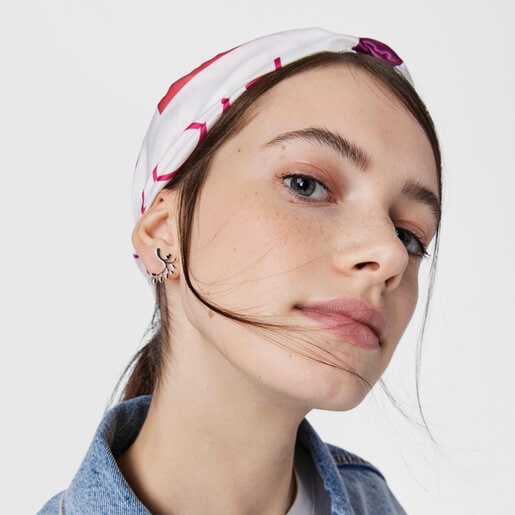 Diadema elastica Script Soft fucsia