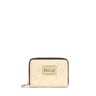 Medium beige and brown Tous Script purse