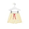 Short de niña Casual amarillo
