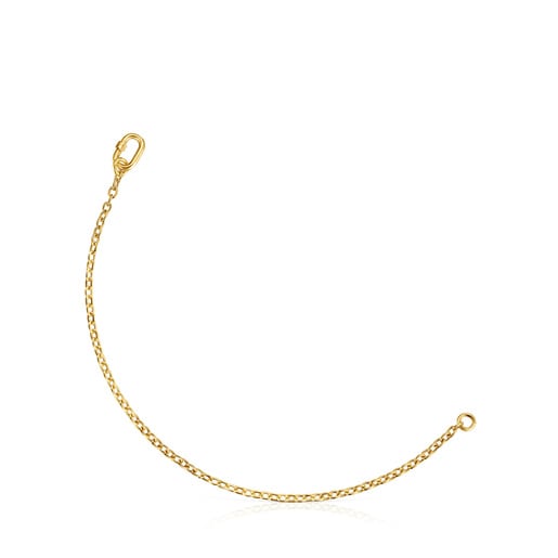 Pulsera cadena gruesa de oro Hold Oval