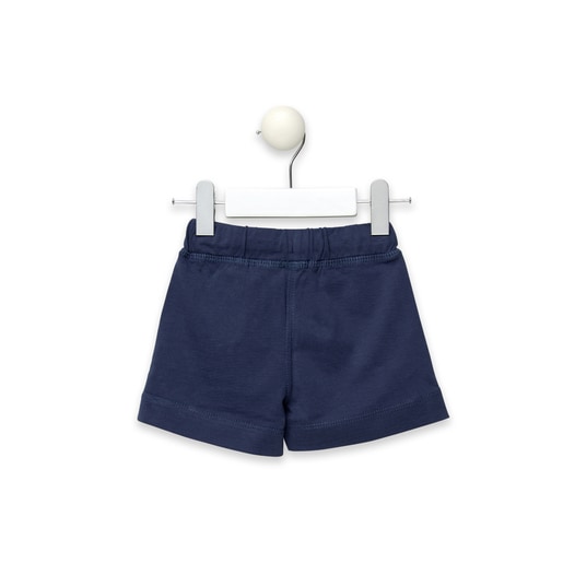 Boy's sport Bermuda shorts in navy blue